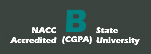 NACC B STATE
accredited ( CGPA) University